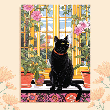 Gilded Cat Haven Print