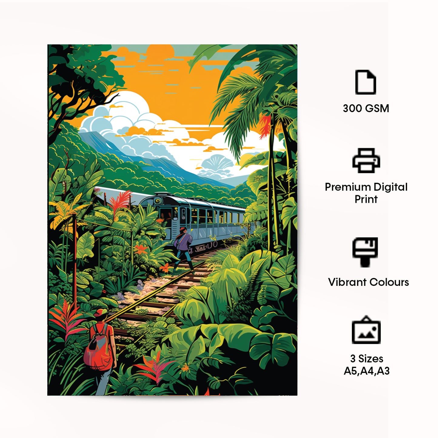 Railway to Paradise Print