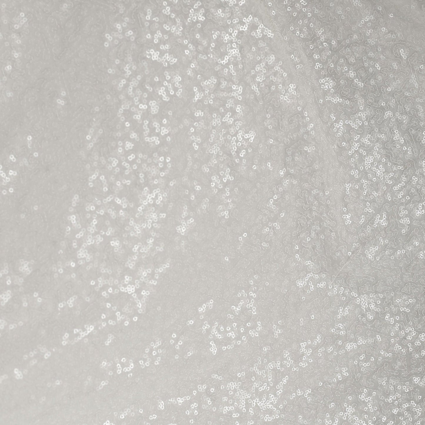 White Sequin Georgette Fabric (1 Mtr)