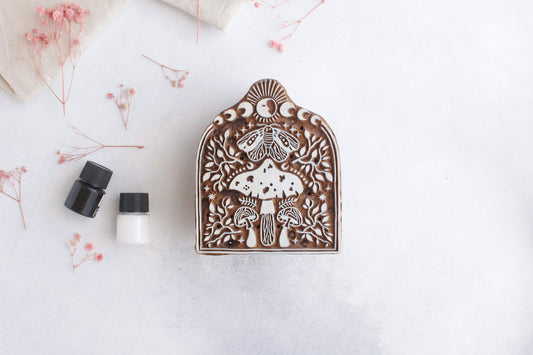 Mystical Mushroom Wooden Printing Block (1 piece)